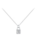 Aveline Lock Pendant Necklace