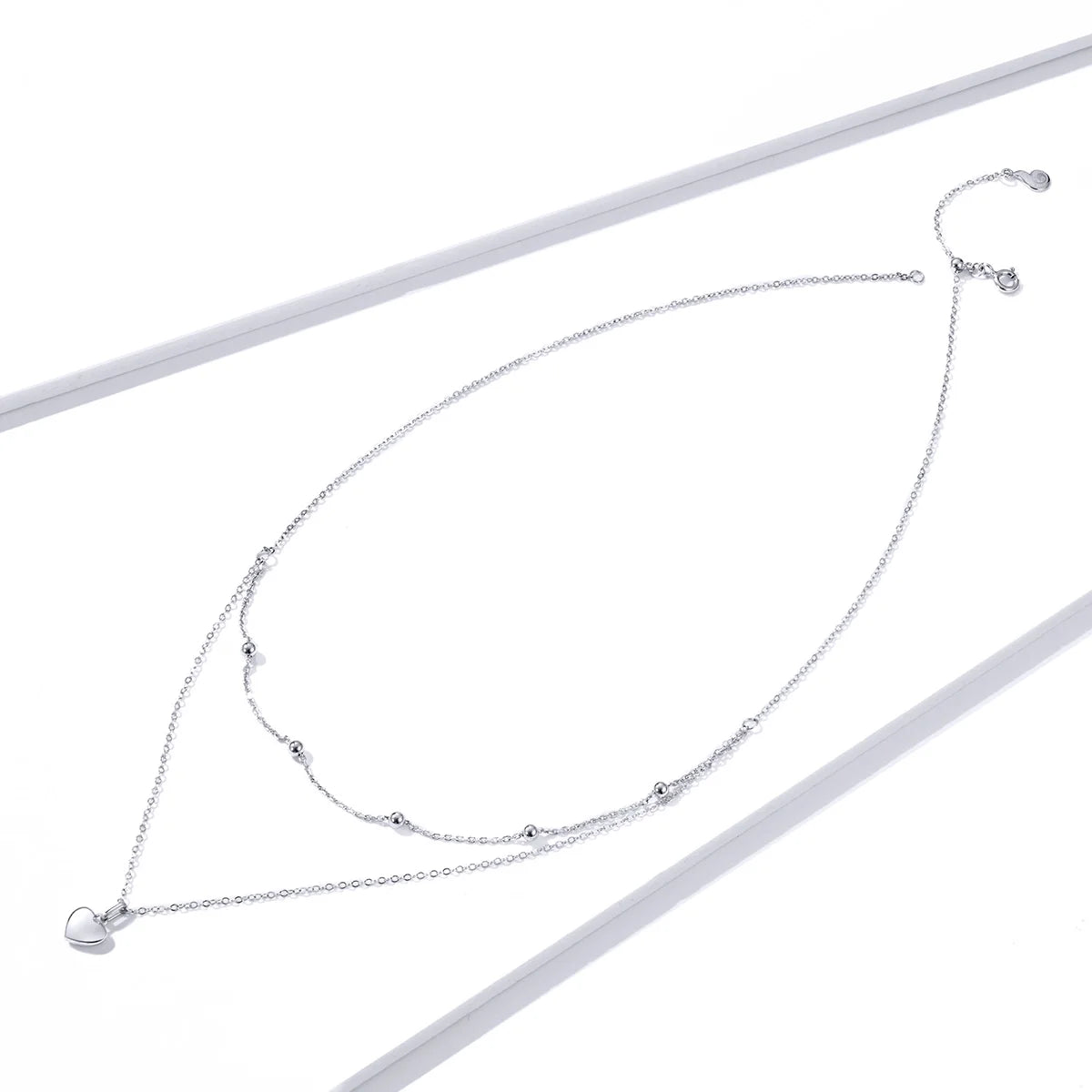 Amora Double Layer Heart Necklace